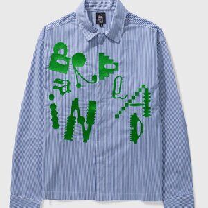 BRAIN DEAD GASTROMANIAC BUTTON UP SHIRT
